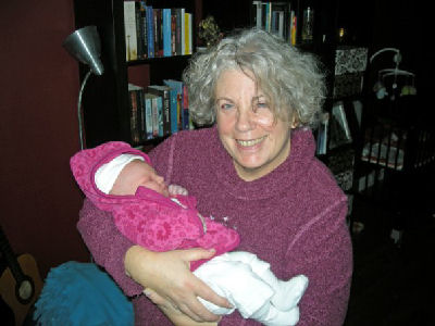 Madeleine and baby Sara